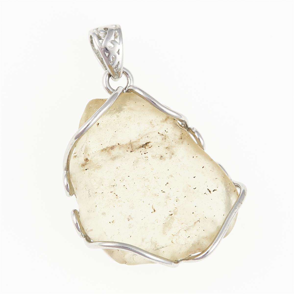 Pendant with Libyan glass 25-62