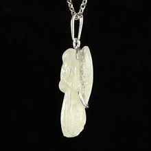 Silver pendant with Libyan glass - angel 25-75