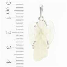 Silver pendant with Libyan glass - angel 25-75