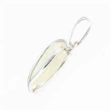 Silver pendant with Libyan glass - heart 25-85