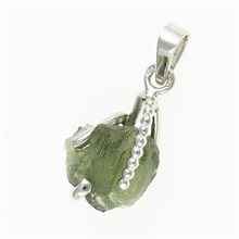 Ciondolo Argento con codice moldavite 25-015