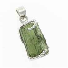 Ciondolo Argento con codice moldavite 25-017