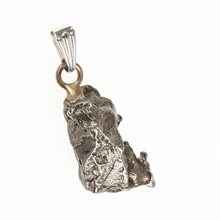 Pendant with meteorite 058