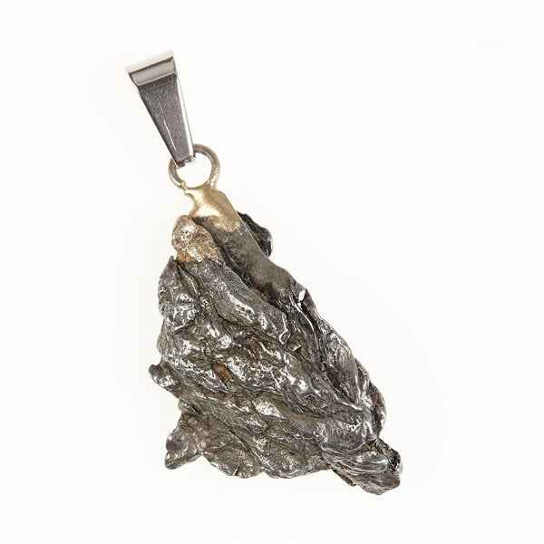Pendant with meteorite 064