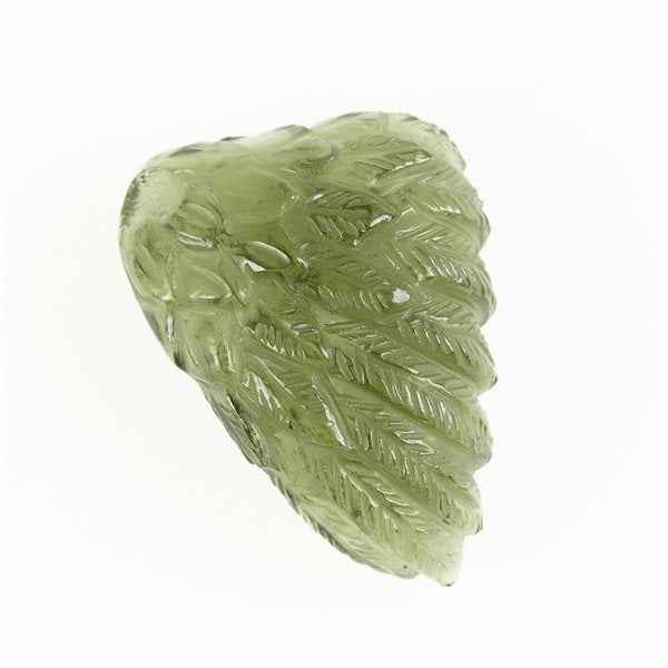 Moldavite in the shape of a wing - glyptic MF26-031