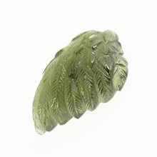 Moldavite in the shape of a wing - glyptic MF26-031