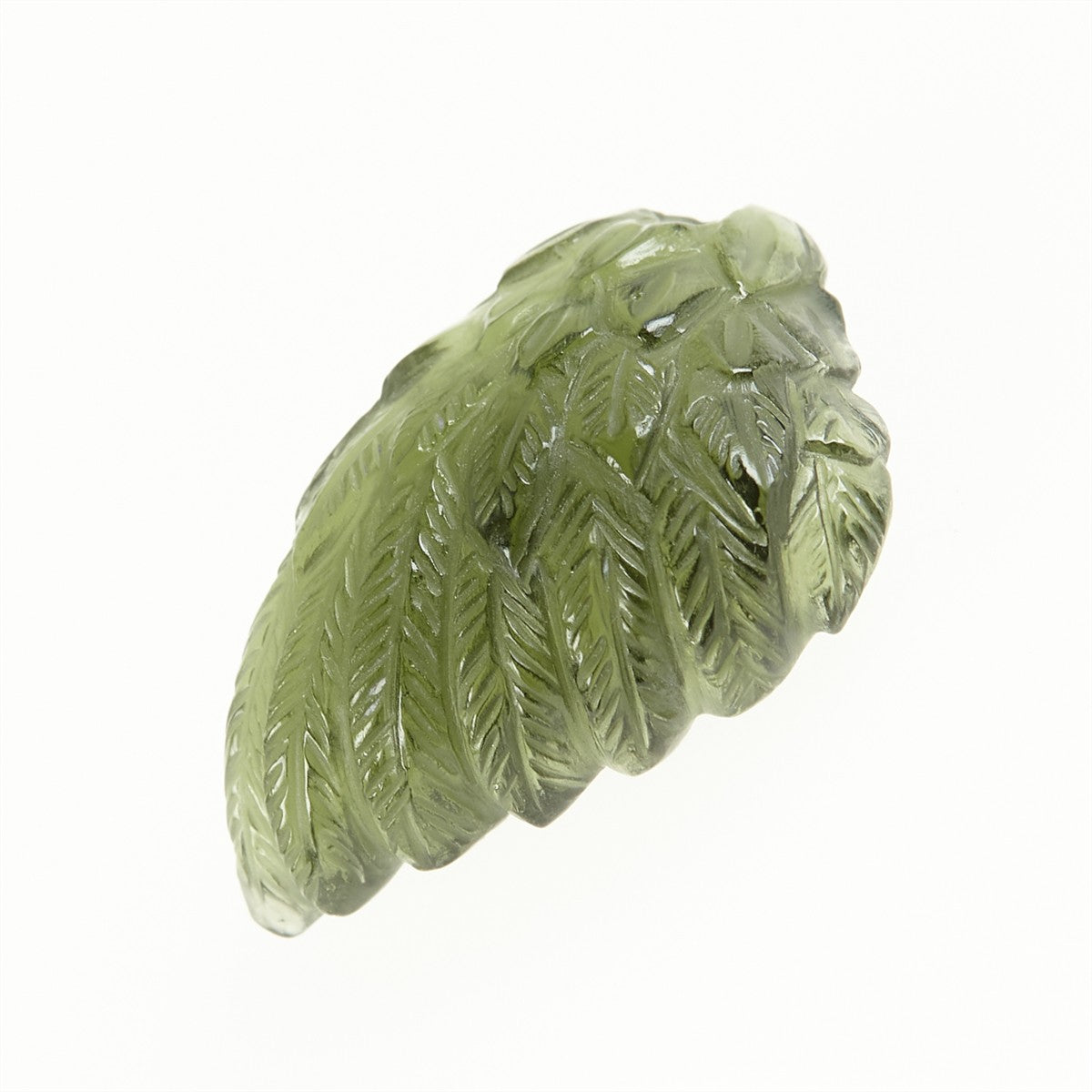 Moldavite in the shape of a wing - glyptic MF26-031