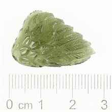 Moldavite in the shape of a wing - glyptic MF26-031
