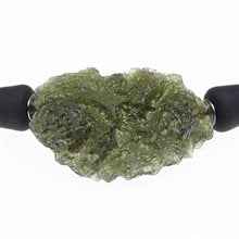 Necklace with moldavite 10529
