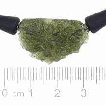Necklace with moldavite 10529