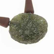 Collana con moldavite 10555