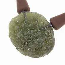 Collana con moldavite 10555