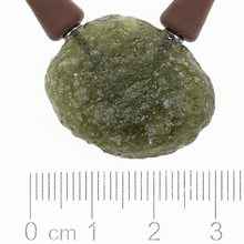 Collana con moldavite 10555