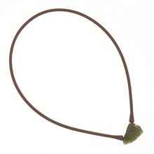 Necklace with moldavite 10559