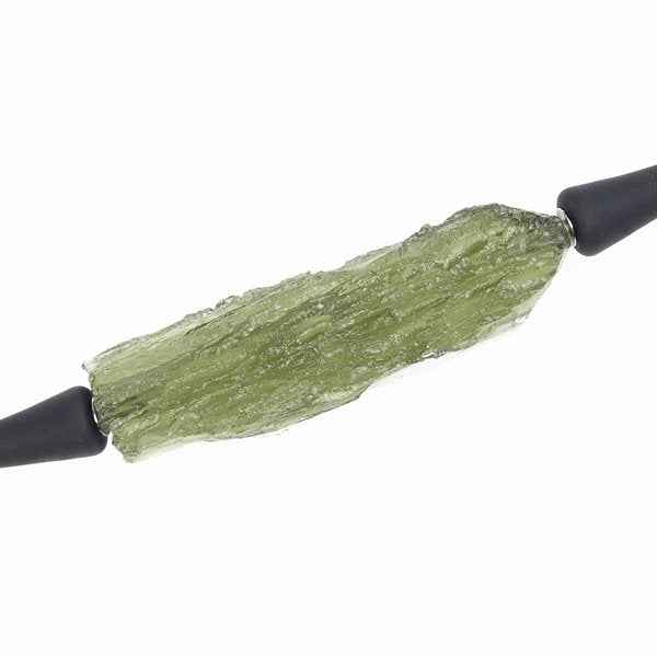 Necklace with moldavite 10628