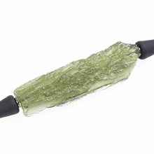 Necklace with moldavite 10628