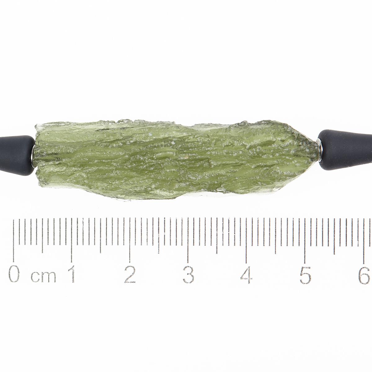 Necklace with moldavite 10628