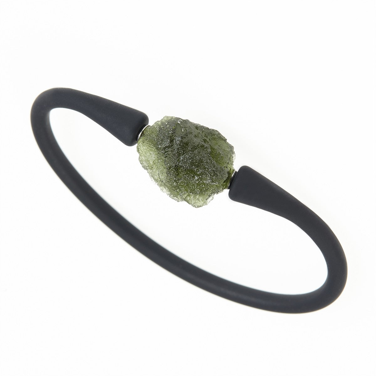 Bracelet with moldavite 11252