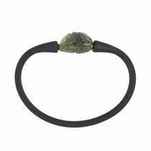Bracelet with moldavite 11252