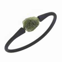 Bracelet with moldavite 11252