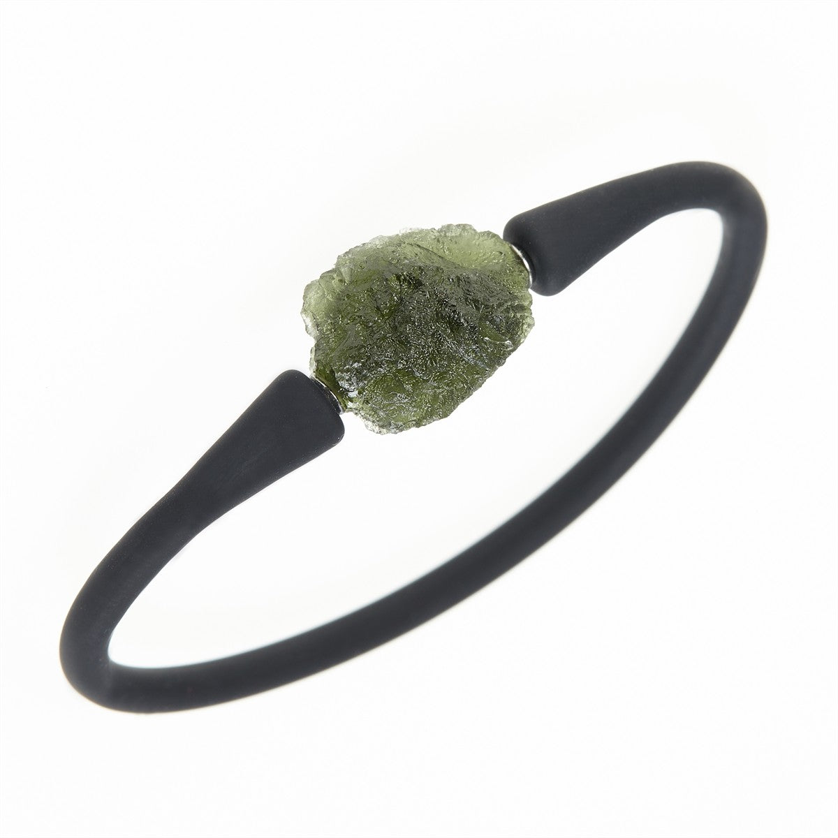 Bracelet with moldavite 11252