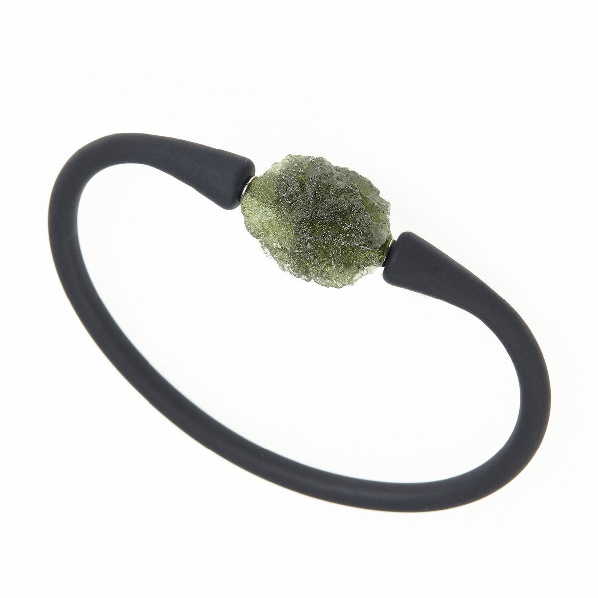 Bracelet with moldavite 11252