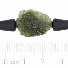 Bracelet with moldavite 11252