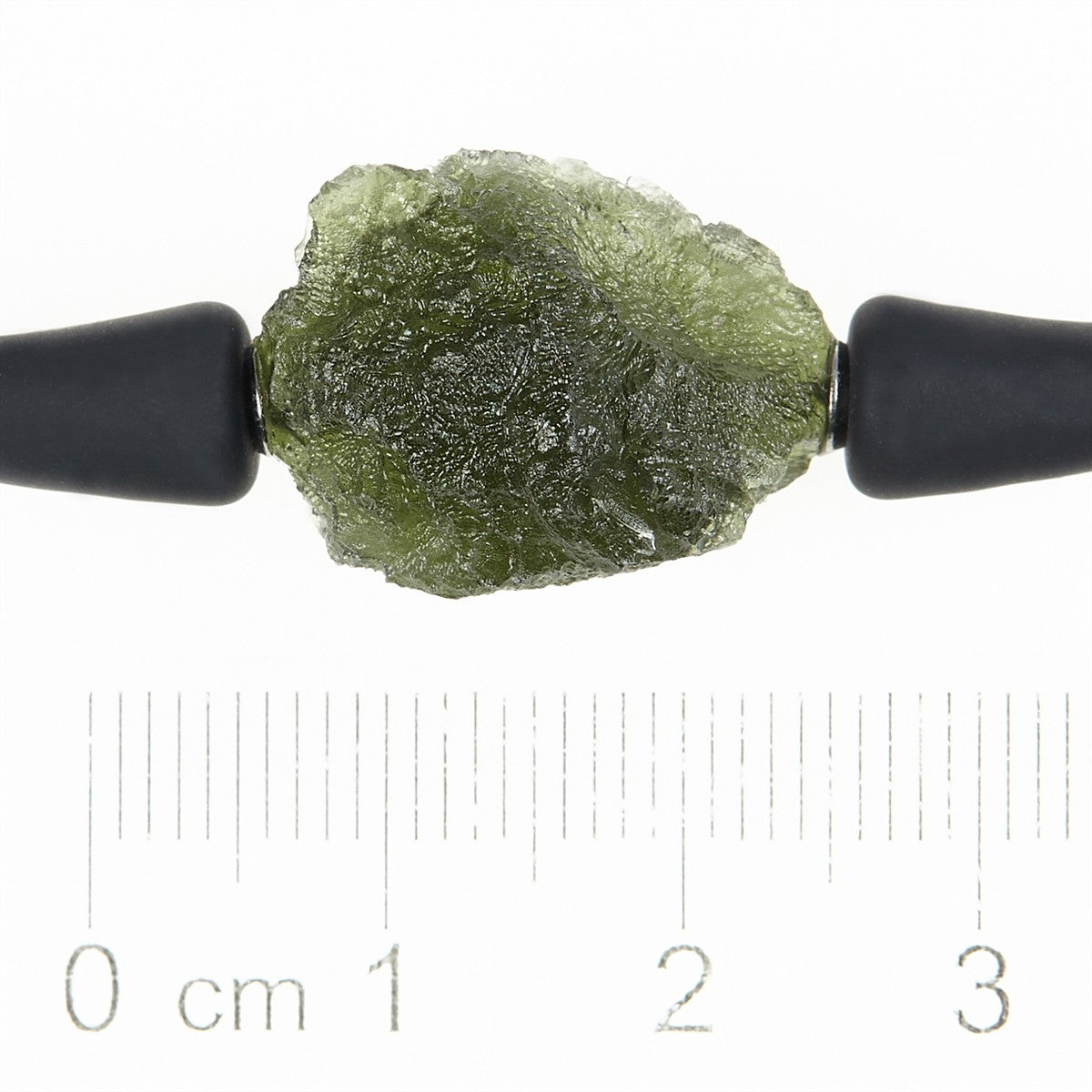 Bracelet with moldavite 11252