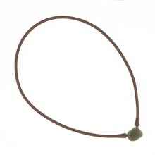 Necklace with moldavite 11277