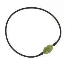 Necklace with moldavite 11307