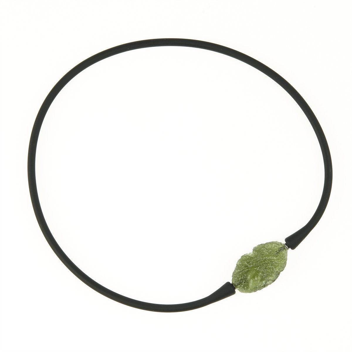 Necklace with moldavite 11307