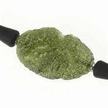Necklace with moldavite 11307