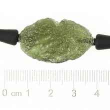 Necklace with moldavite 11307