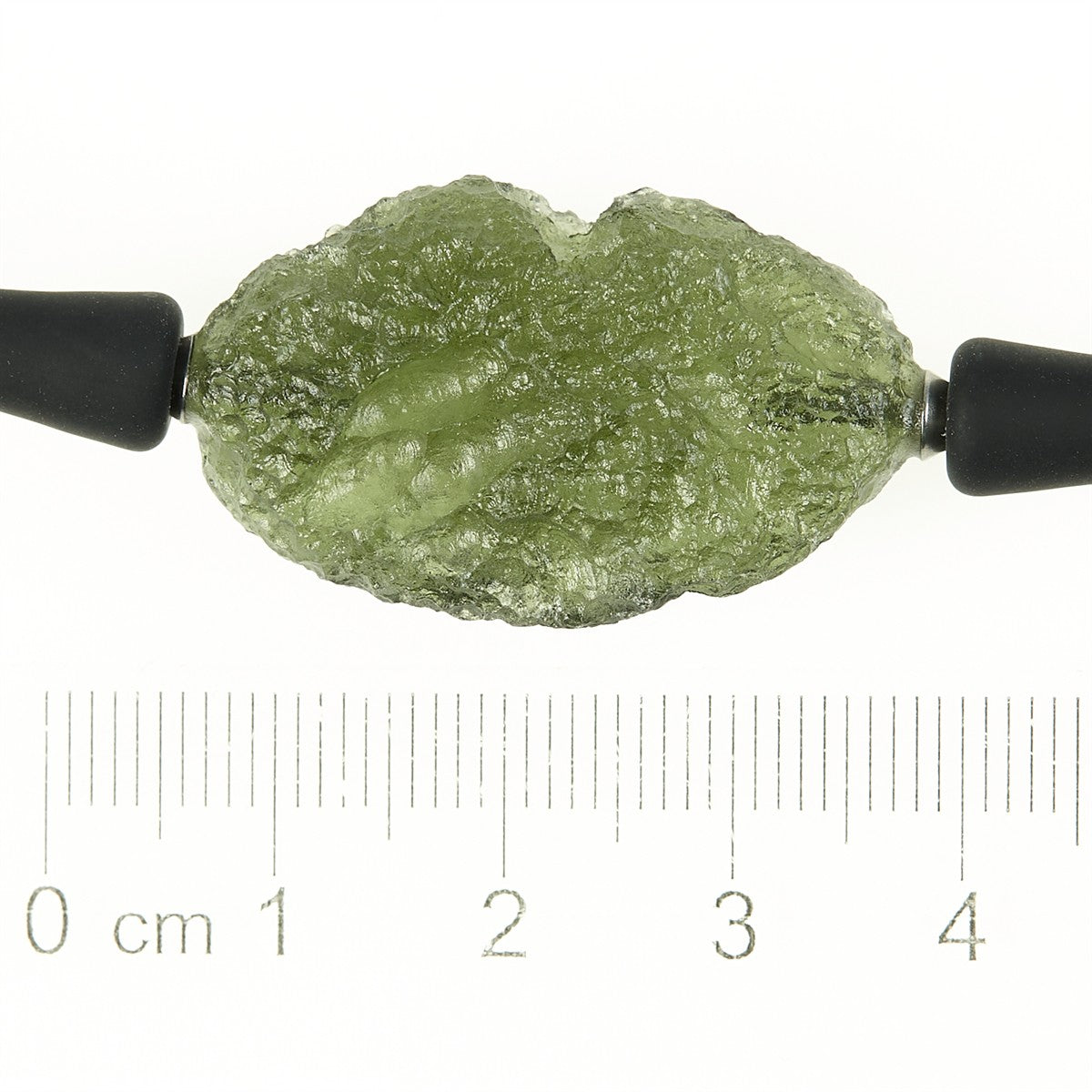 Necklace with moldavite 11307
