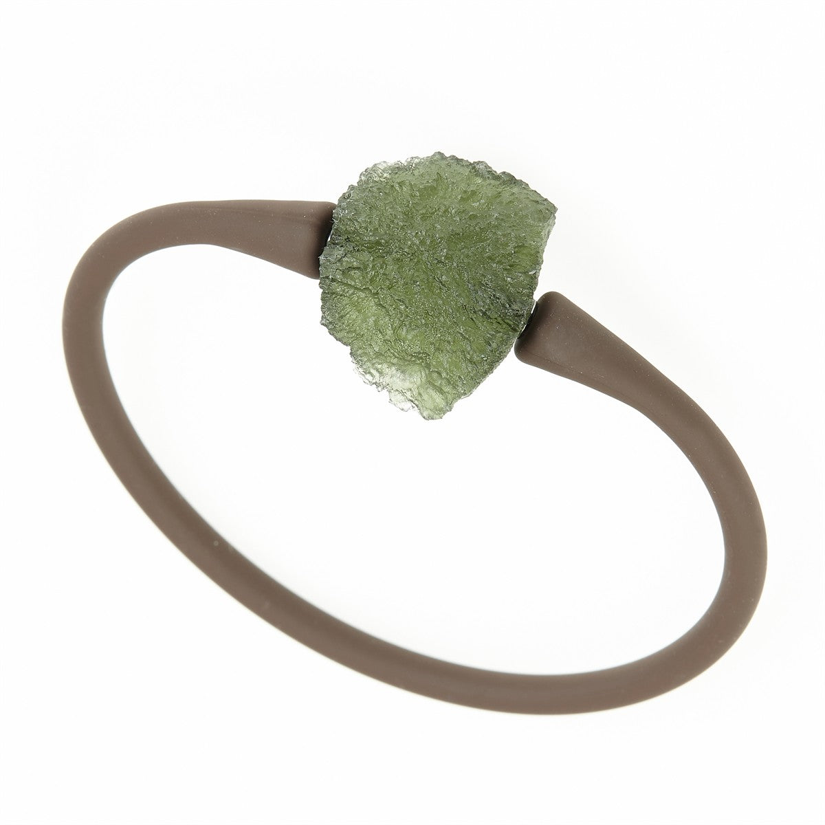 Bracelet with moldavite 11316