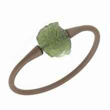 Bracciale con moldavite 11316