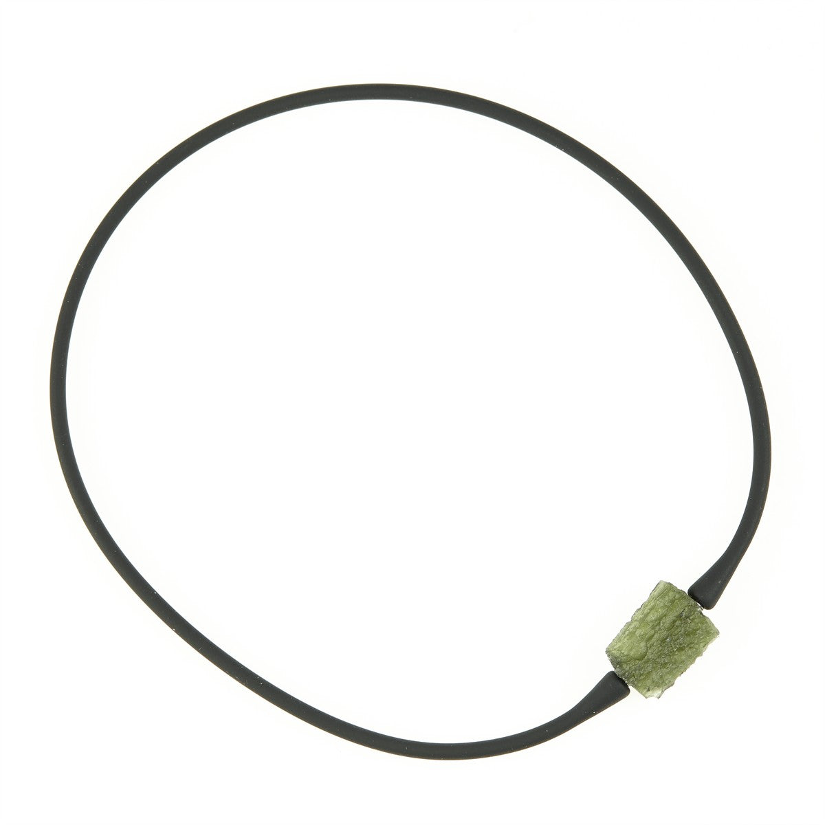 Necklace with moldavite 11317