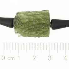 Collana con moldavite 11317