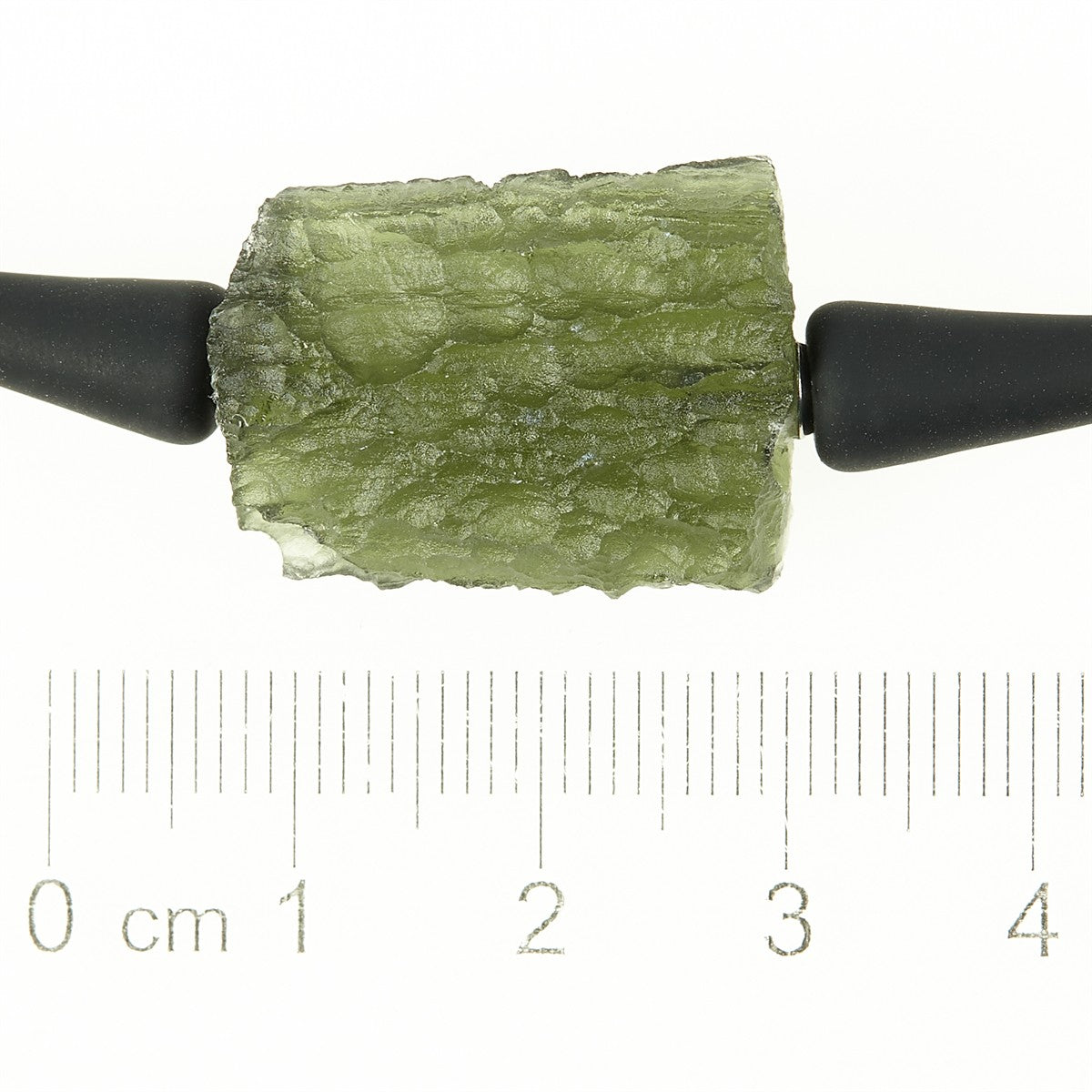 Necklace with moldavite 11317