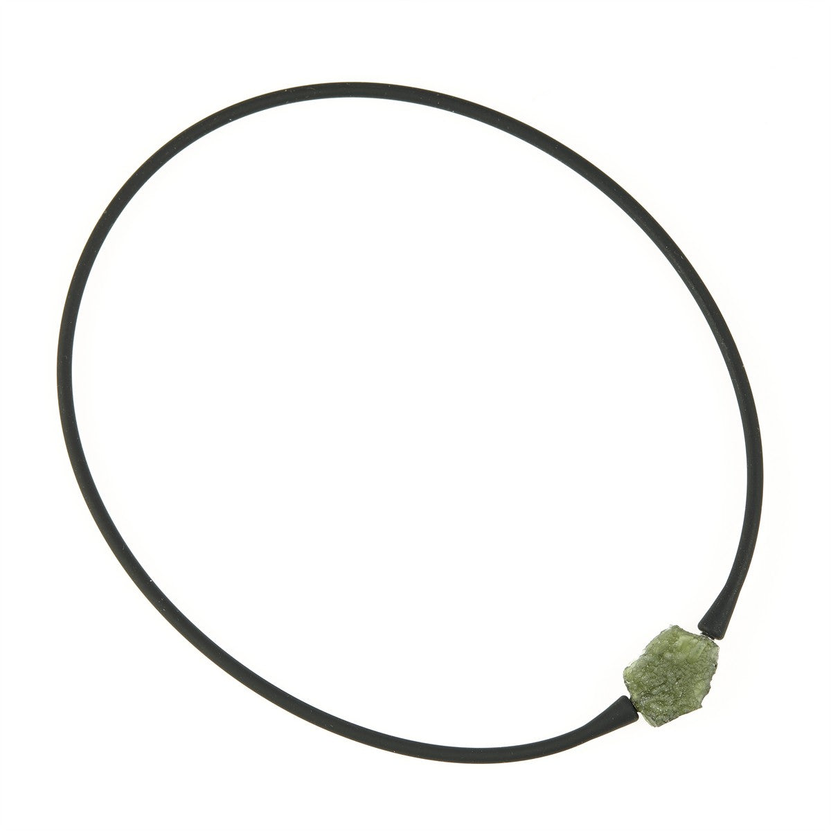 Necklace with moldavite 11329