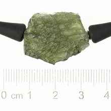 Necklace with moldavite 11329