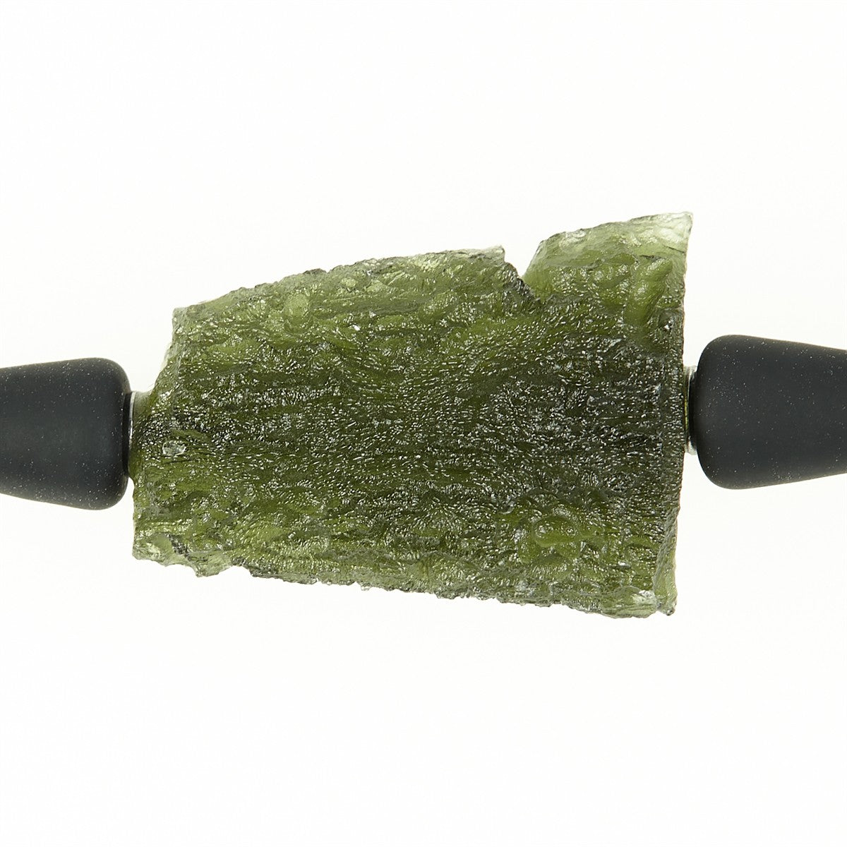 Necklace with moldavite 11335