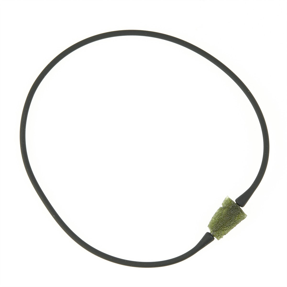Necklace with moldavite 11335