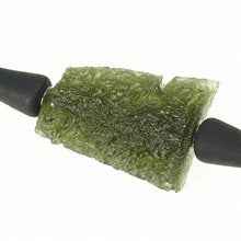 Necklace with moldavite 11335