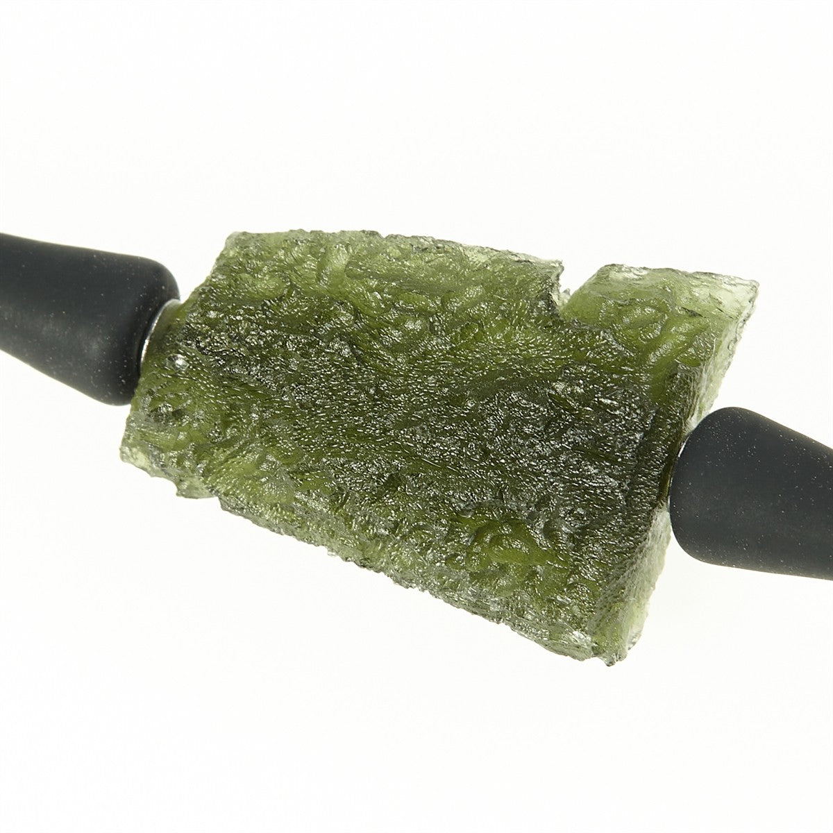 Necklace with moldavite 11335