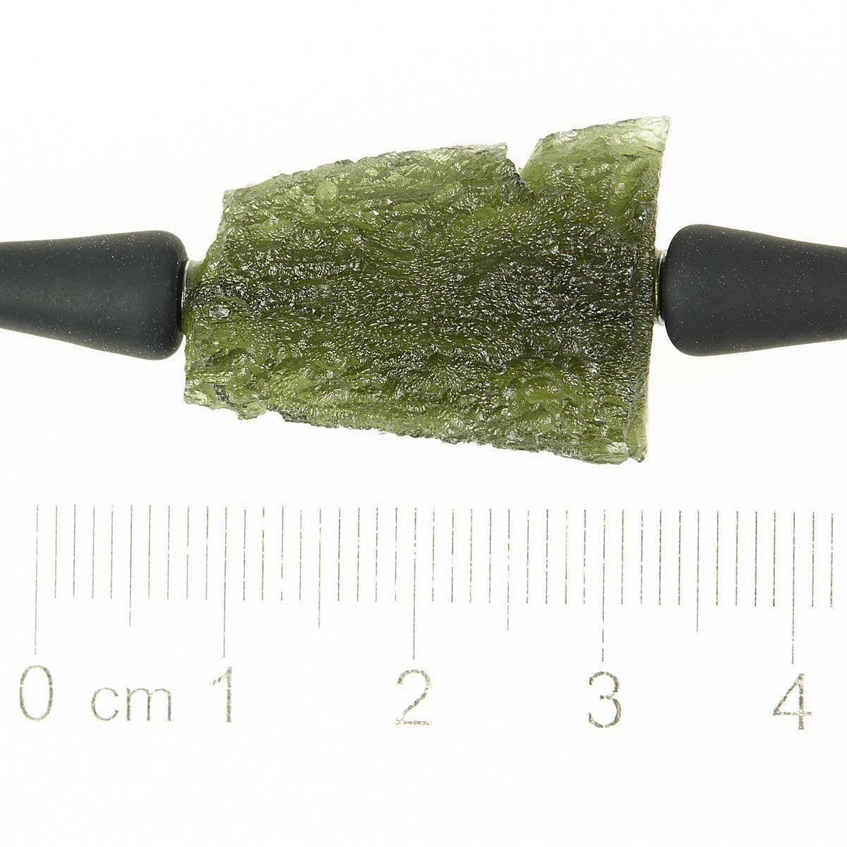 Necklace with moldavite 11335