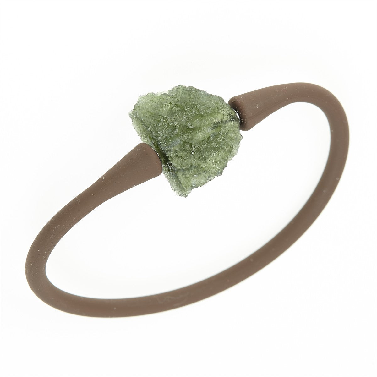 Bracelet with moldavite 11341
