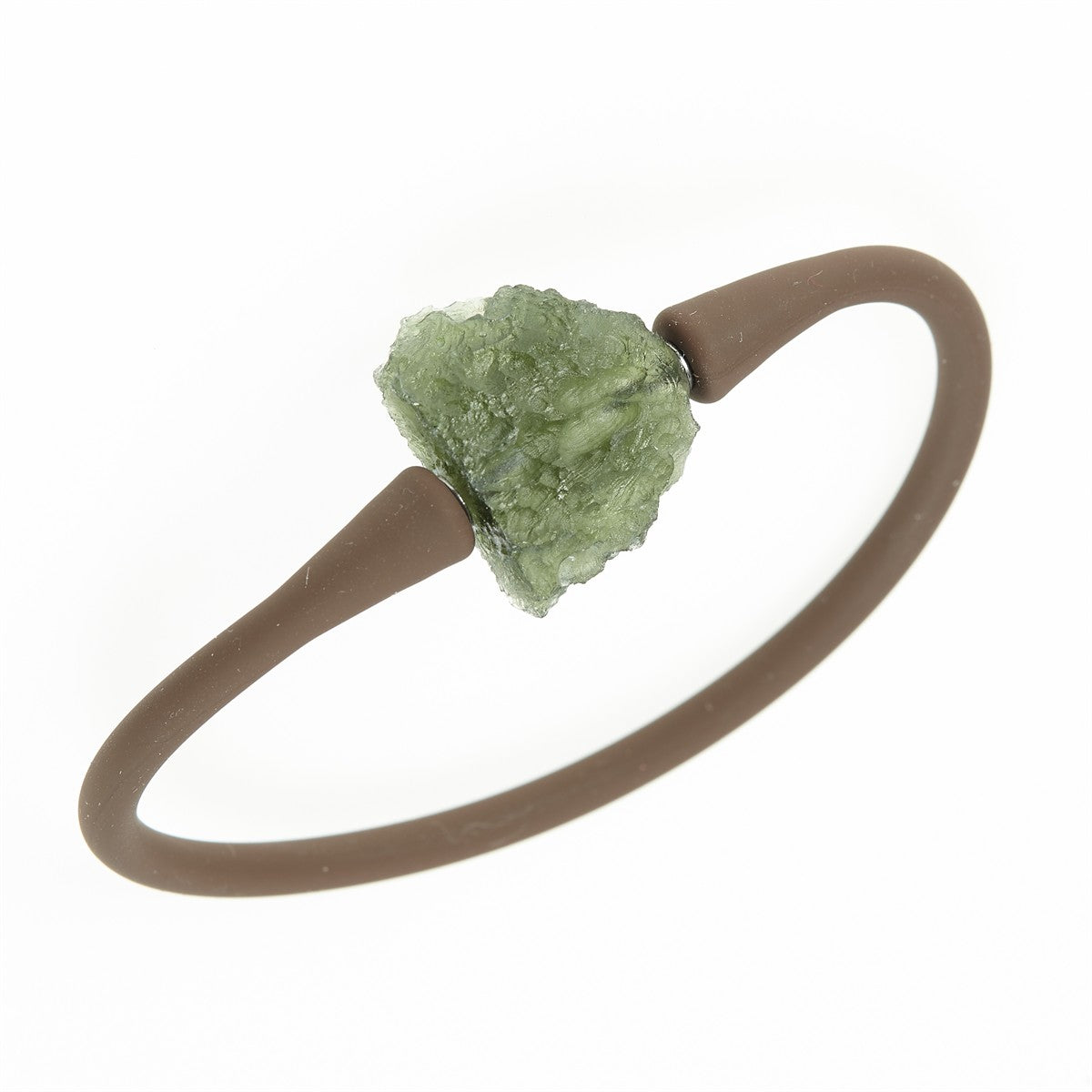 Bracelet with moldavite 11341