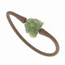 Bracciale con moldavite 11341