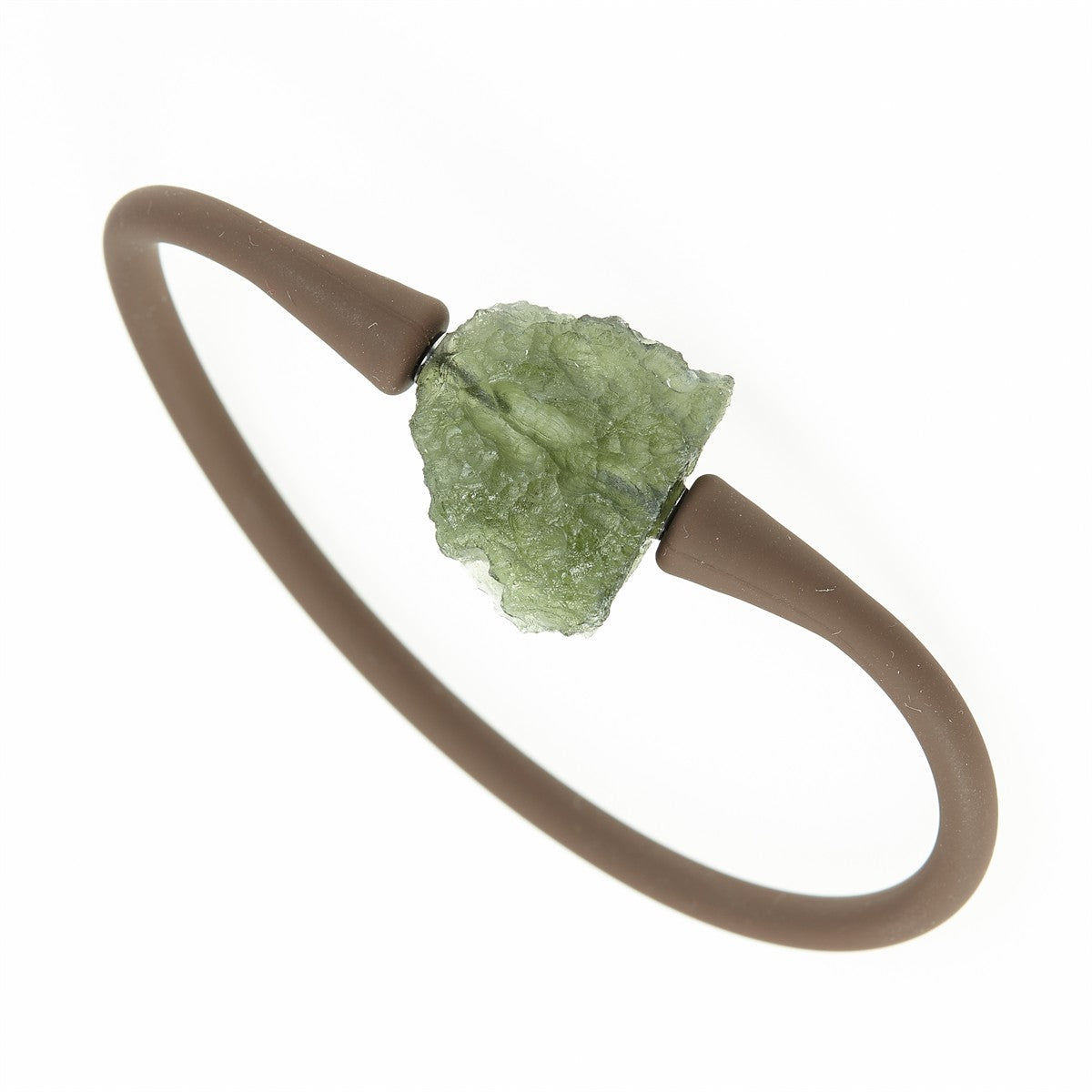 Bracelet with moldavite 11341